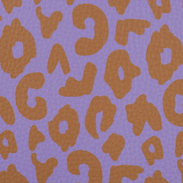 Kunstleder Happy Collection Leo by Cherry Picking flieder/braun